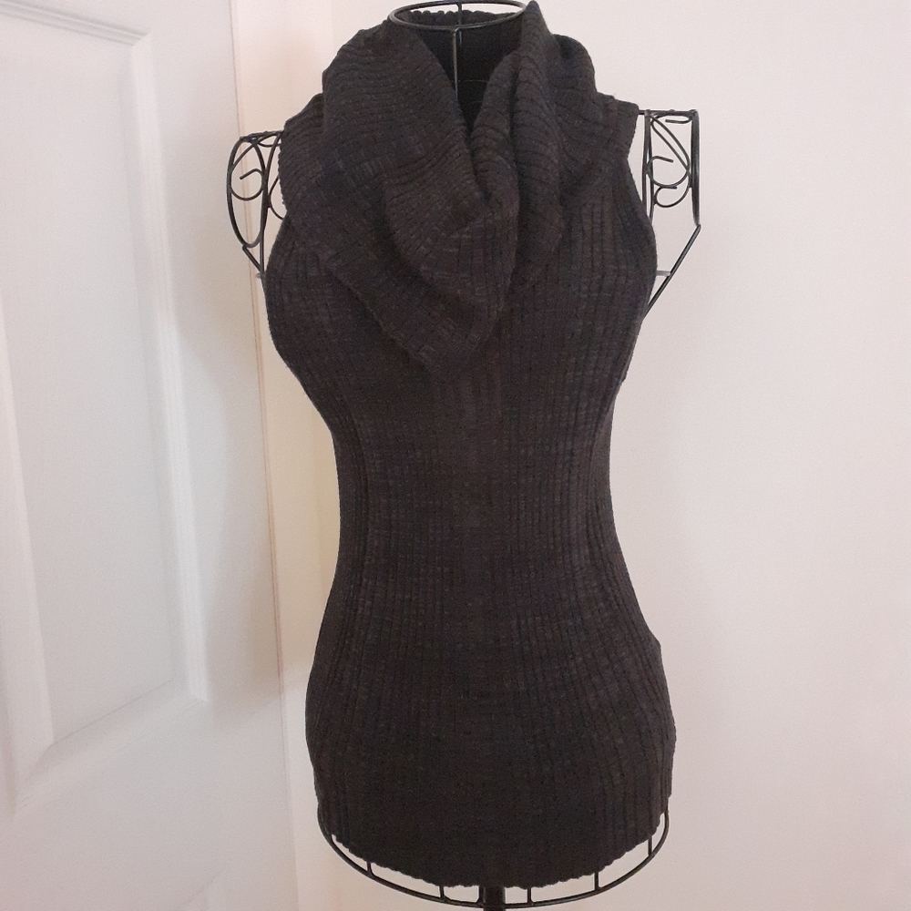 Free People Sleeveless Ribbed Turtleneck